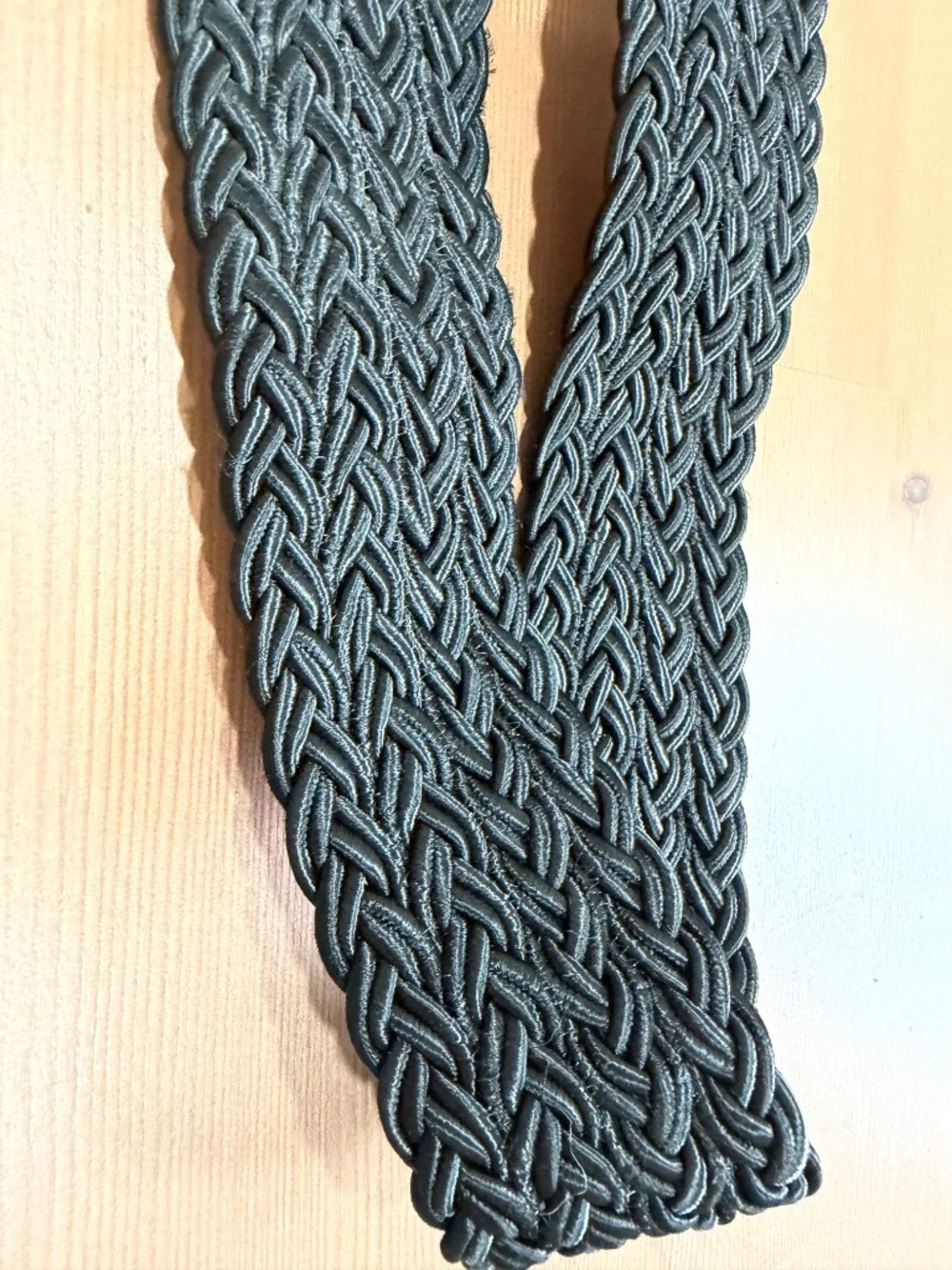 Collezione New York Woven Rope Style‎ Belt Black